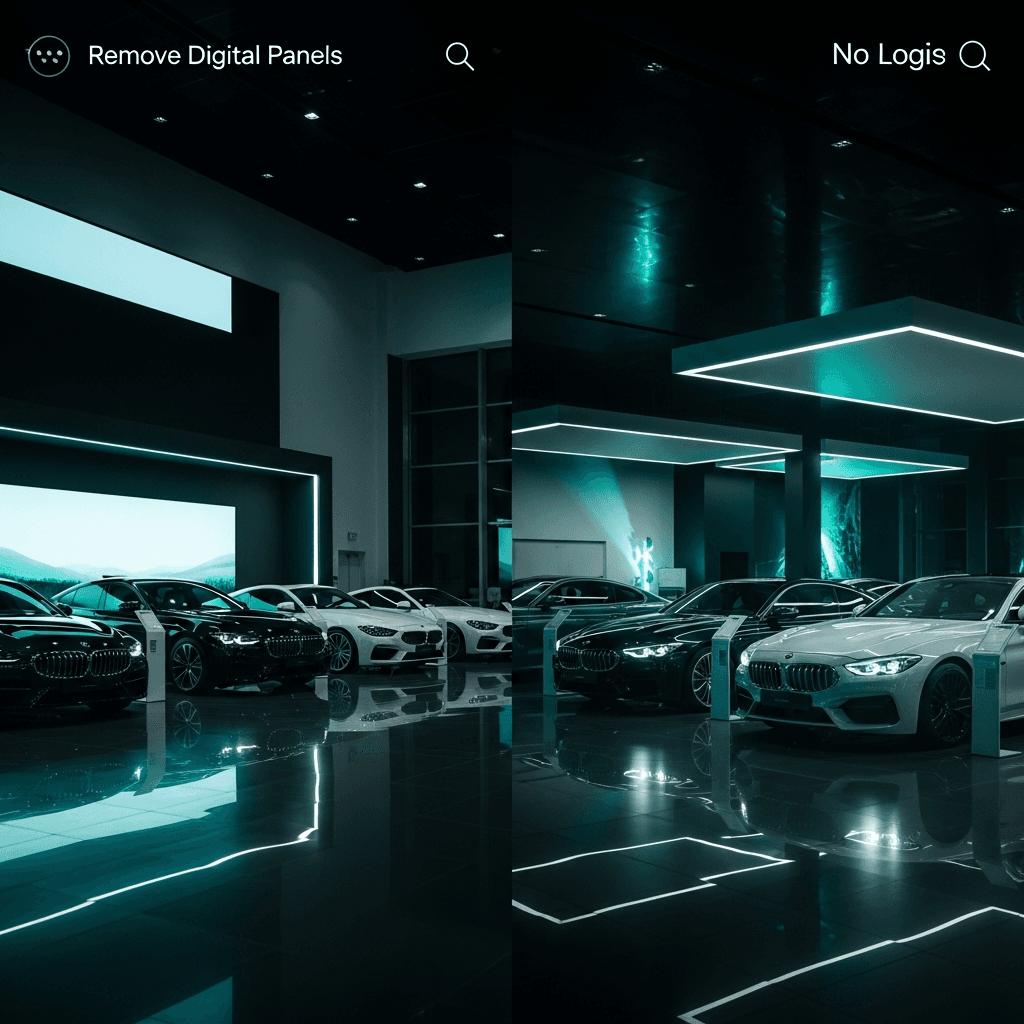 Premium automotive showroom