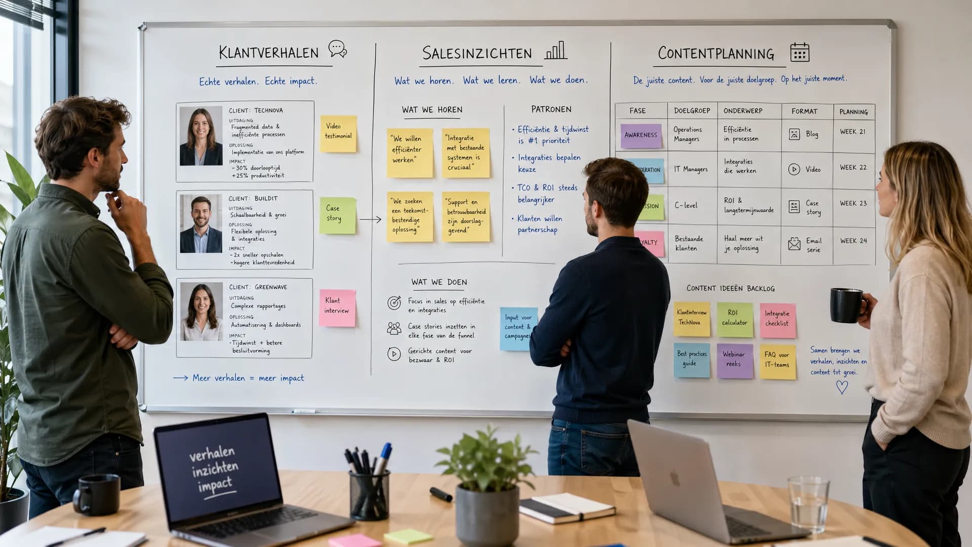 Illustratie bij artikel: B2B storytelling: favoriet worden werkt beter dan “de beste zijn”