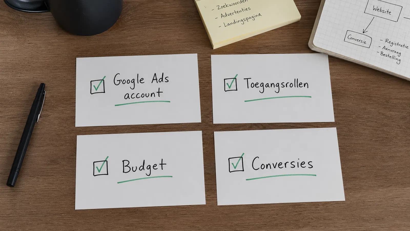 Checklist voor Google Ads governance
