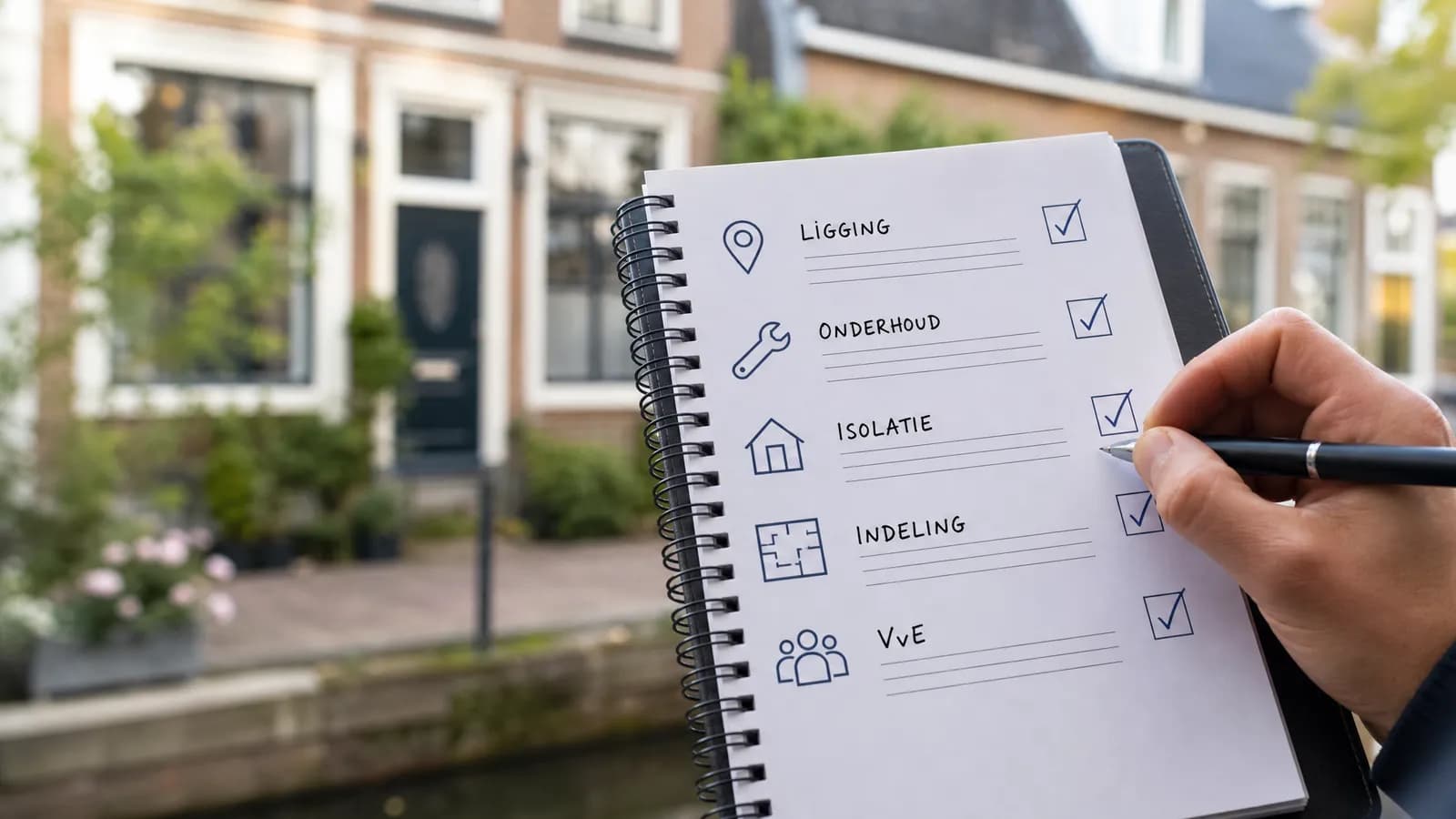 Checklist met aandachtspunten voor een bezichtiging