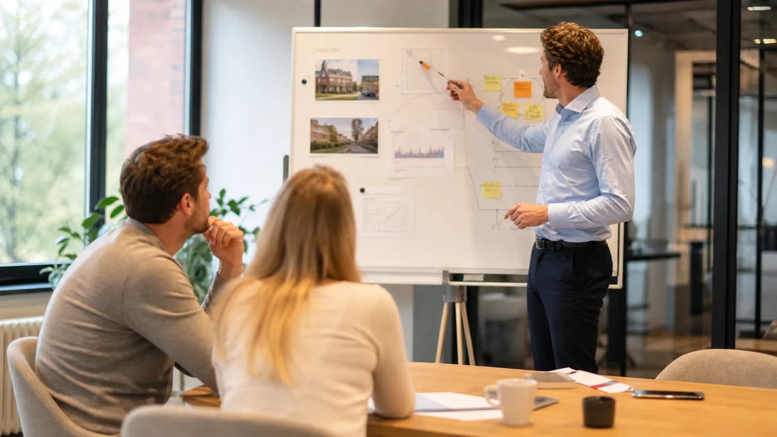 Makelaar werkt met scenario’s in plaats van haast bij aankoopadvies.