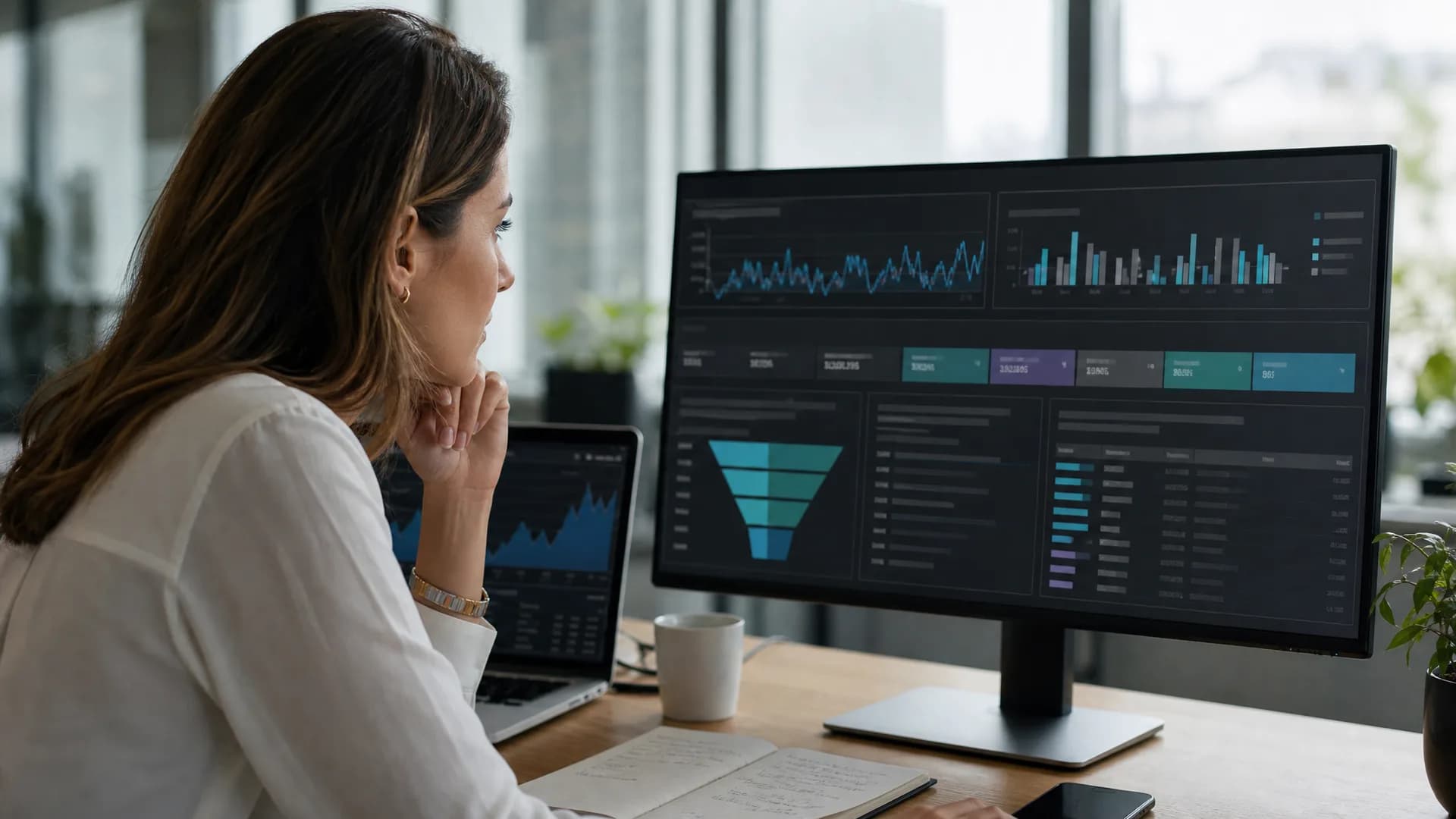 E-mailmarketeer analyseert betrouwbare en vervuilde metrics in een e-maildashboard.