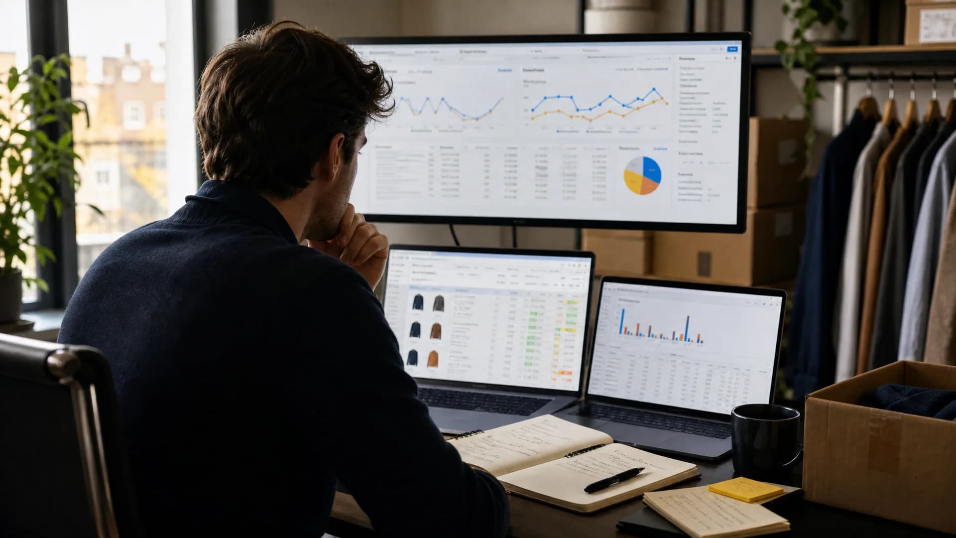 E-commerce marketeer analyseert productfeed, voorraad en Google Ads schaalmogelijkheden