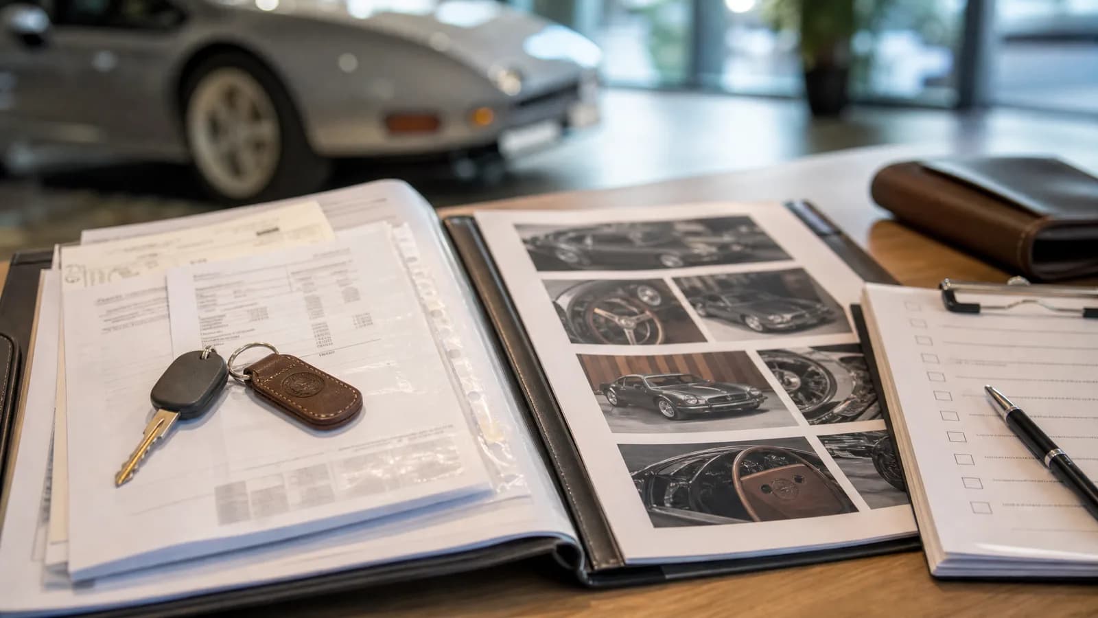 Verkoopdossier met bewijsstukken voor een bijzondere occasion