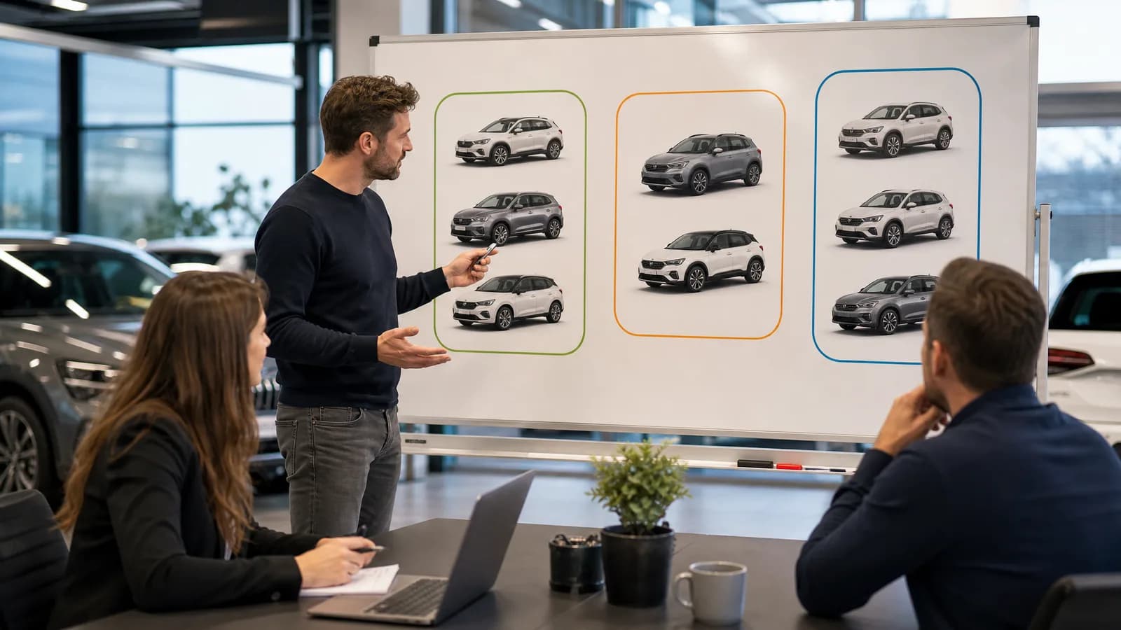 Dealerteam groepeert voorraad op klantprofiel en gebruiksscenario