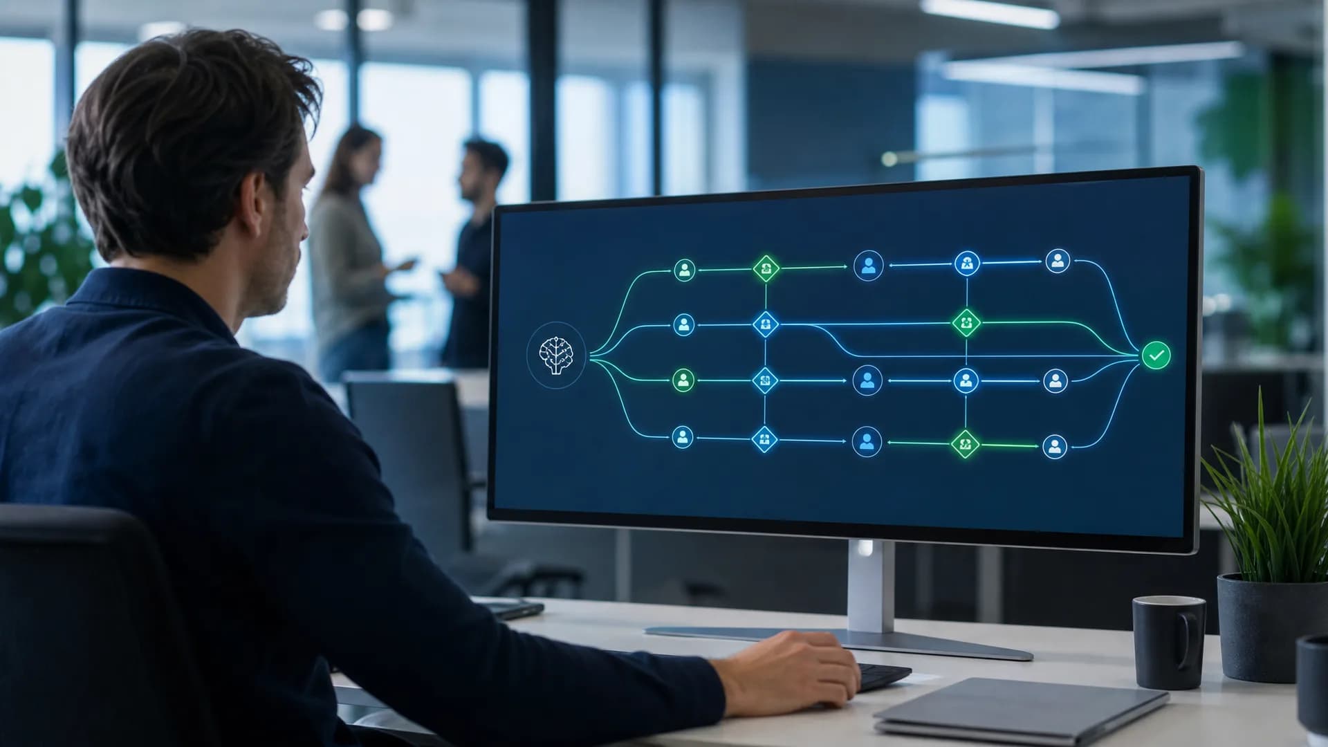 Dashboardconcept voor het meten van AI-agent runs in plaats van gewone sessies.