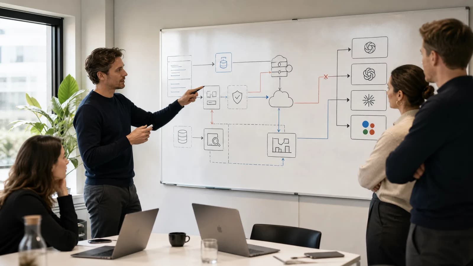 Multi-provider AI-architectuur met fallbackroutes en governance