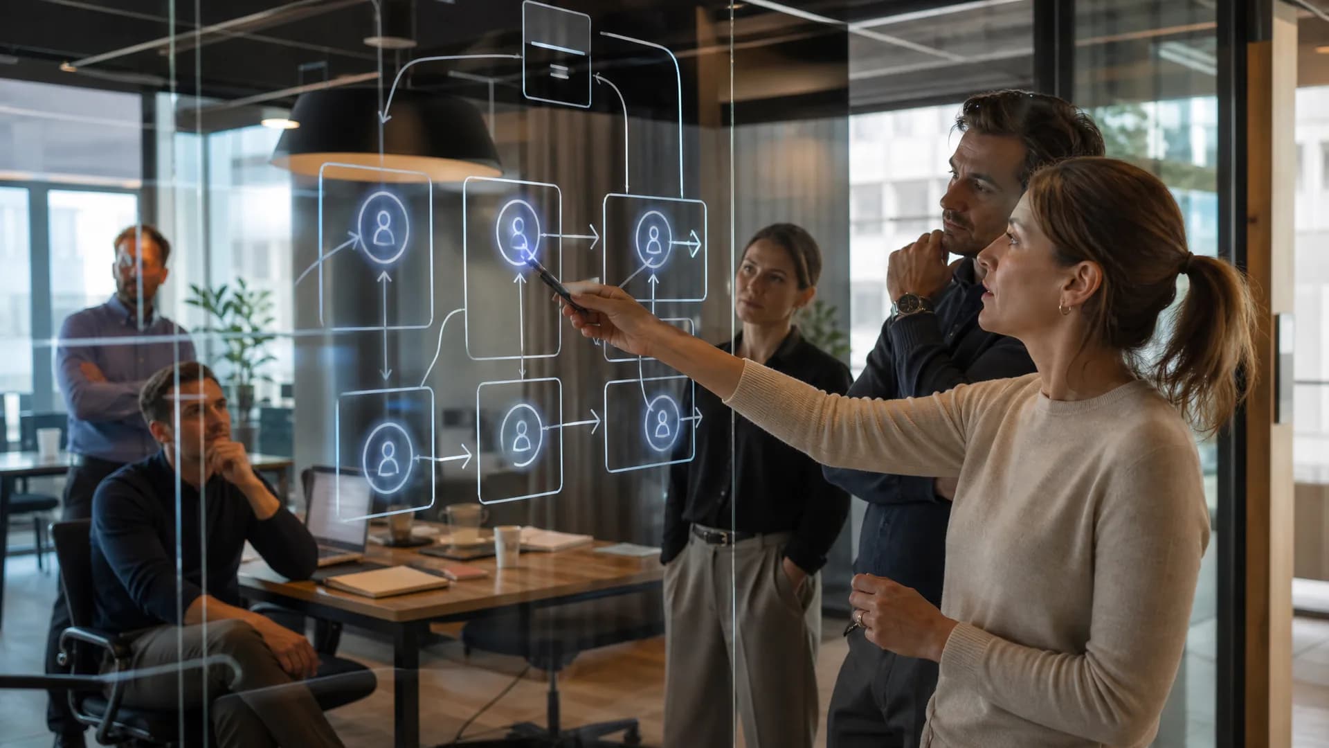 B2B-marketingteam dat een organisatieontwerp rond AI-agents opnieuw tekent