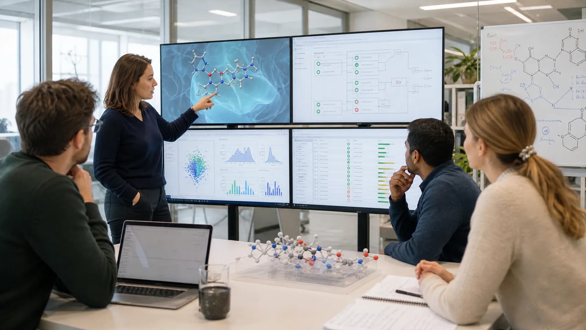 AI-team beoordeelt een agentic workflow met benchmarks en controlepunten