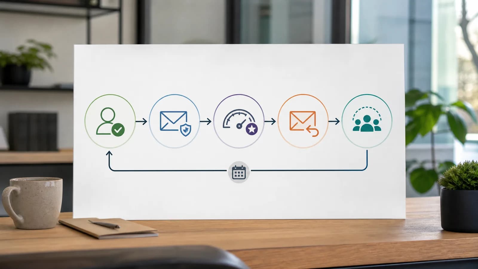 Flowchart voor een maandelijkse deliverability-audit