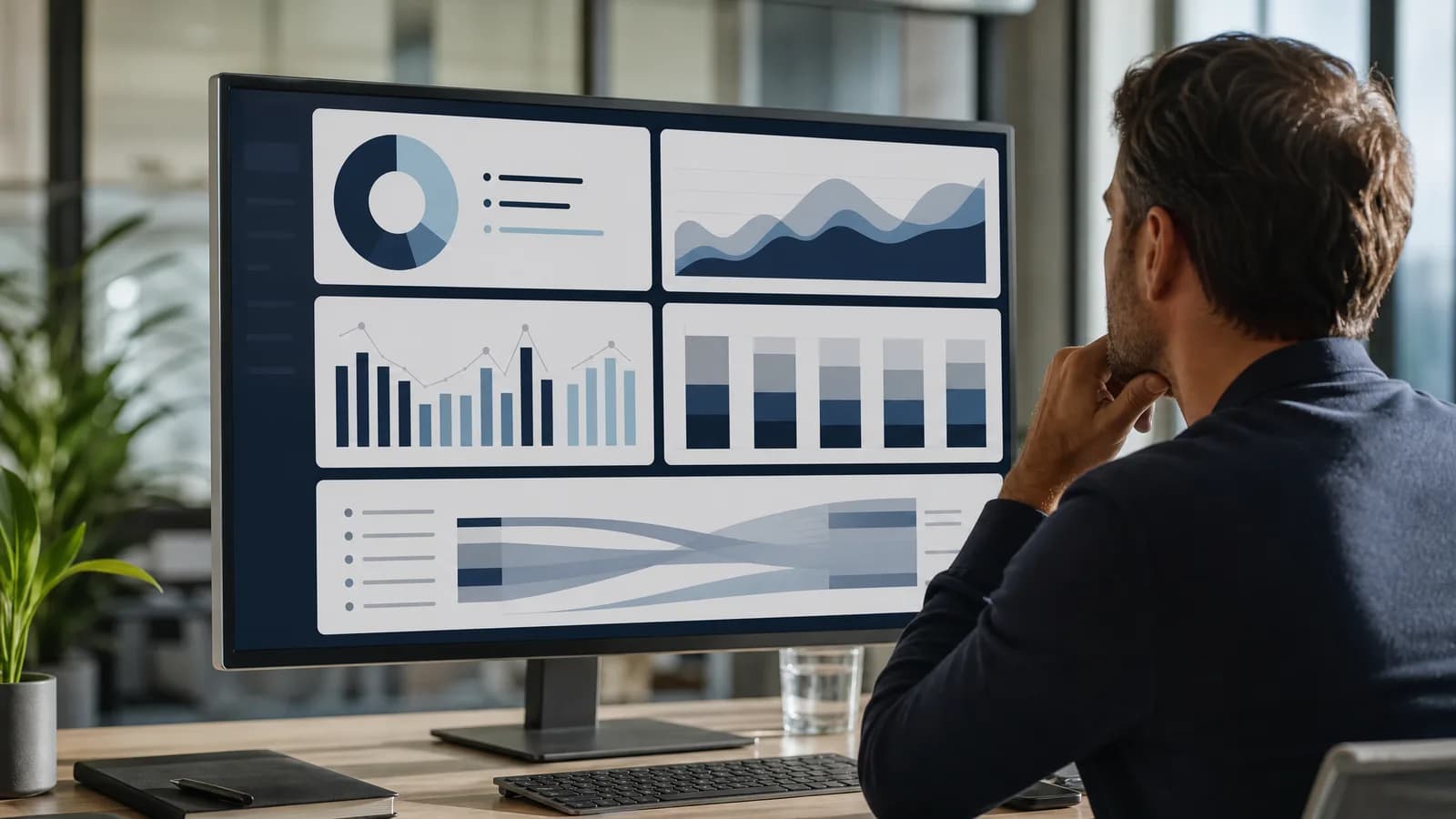 Abstract dashboard voor acceptatie en vertrouwen bij AI-agent output.