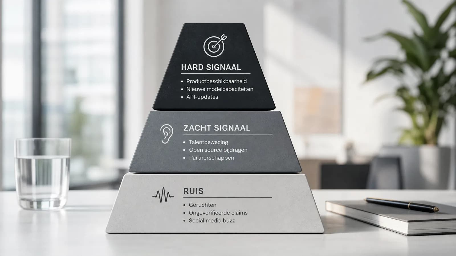 Drie lagen voor het beoordelen van AI-lab-signalen
